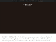 Tablet Screenshot of eastsidedistilling.com
